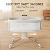 BabyBond Baby Rocking Bassinet with Breathable Mesh& Mosquito Net, Baby Bedside Sleeper with Calming Motion, 3 Adjustable Height for Infants - 3 of 4