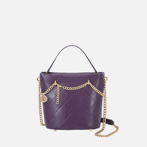 MKF Collection Damaris Vegan Leather Women’s mini–Shoulder Bag Mia K - Purple