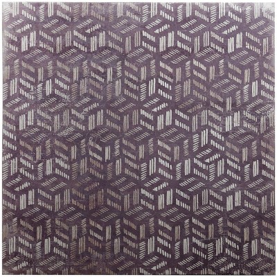 Boxed Out Painted Abstract Print on Unframed Wall Canvas - StyleCraft