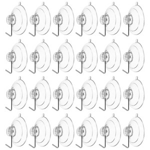 Unique Bargains Waterproof Reusable Load 2.2 Lbs Suction Cup Hooks and Hangers - 1 of 4