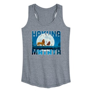 Women's - Disney - Hakuna Matata Graphic Racerback Tank - 1 of 4