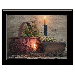 The Red Basket Framed Wall Art, Modern Home Decor Framed Print for Living Room, Bedroom & Farmhouse Wall Decoration by Susie Boyer - 1 of 4