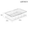 mDesign Plastic Stackable Eyeglass Storage Organizer, 5 Sections - image 4 of 4