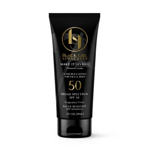 Black Girl Sunscreen Make it Hybrid with Zinc and Lavender Sunscreen - SPF 50 - 3 fl oz - image 1 of 4