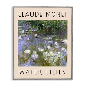 Stupell Industries Classic Monet Water Lilies Framed Giclee Art - 1 of 4