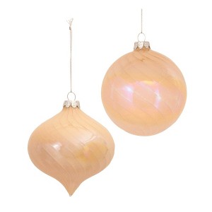 Irredescent Glass Ornament (Set of 6) - 1 of 4