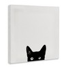 Stupell Industries Black Cat Peeking From Below, 24" x 24" - 3 of 4