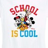 Women's - Disney - School Is Cool Short Sleeve Graphic T-Shirt - 2 of 4