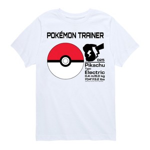Boys' - Pokémon - Pokeball Trainer Short Sleeve Graphic T-Shirt - 1 of 4