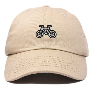 Dalix Bike Embroidered Bicycle Cotton Baseball Cap Adjustable Dad Hat Mens - 1 of 4