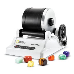 KoolStone C1 Pro Max Rock Tumbler Kit - 3LB Barrel, Ultra Quiet Brushless Motor, With Grit & Stones