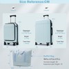 Kumasinova Hard-Shell Luggage,Set of 3,2 Expandable Suitcases with TSA Lock & Travel Bag,Front Opening Luggage with USB Ports,20"&24" - 2 of 4