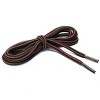 Elerevyo Round Rope Dual Colored Striped 0.2" Thick Boot Sneakers Shoelace 3 Pairs - 2 of 4