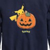 Boys' - Pokémon - Pikachu Pumpkin Graphic Long Sleeve Fleece Sweatshirt - 2 of 4