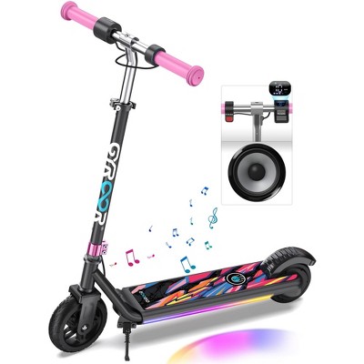 Mastgoal Electric Scooter for Kids, 150W Motor 10mph Speed Electric Scooter with Adjustable Handlebar and LED Lights