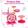 Costway 2-in-1 Kids Electronic Drum Kit Music Instrument Toy w/ Keyboard Microphone - 3 of 4