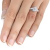 Pompeii3 Forever Us Two Stone Round Diamond 1.00Ct Solitaire Ring 14k White Gold - Size 10 - 4 of 4