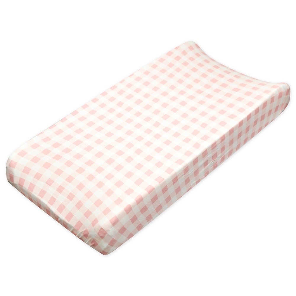 Photos - Changing Table Honest Baby Organic Cotton Changing Pad Cover - Peach Skin Painted Buffalo