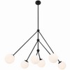 Crystorama Lighting Omni 6 - Light Chandelier in  Matte Black - 2 of 4