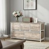 CAVINAS Fabric Drawers Dresser for Bedroom,Metal Frame Tall Storage Cabinet with Wood Top,Chest of Drawers for Bedroom,Entryway,Living Room - 2 of 4