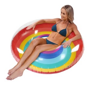 GoFloats Party Tube Inflatable Raft, Float in Style (for Adults and Kids) - 1 of 1