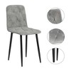 NicBex Velvet Dining Chairs Set of 4,Modern Kitchen Chairs with Metal Legs for Living Room,Meeting Room,Bedroom - 4 of 4
