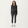 Anna-Kaci Active Women's Long Sleeve Active Top with Soft Stretch Fabric Crew Neckline Clean Minimal Silhouette - 3 of 4
