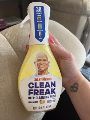  Mr. Clean Freak Deep Cleaning Mist Spray Refill, Lemon Zest :  Health & Household