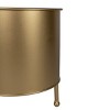 Raised Brass Metal Planter by Foreside Home & Garden - 4 of 4