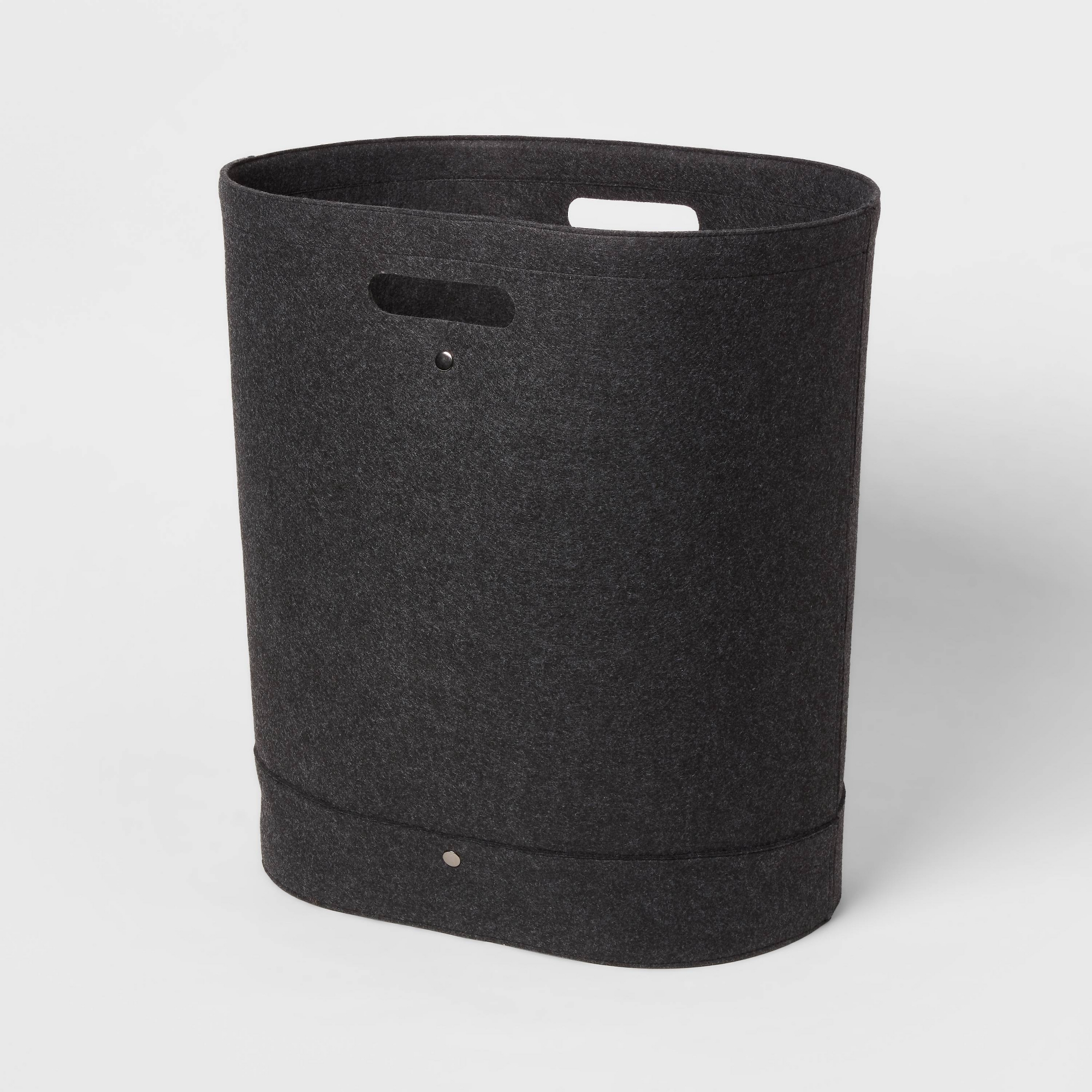 Felt Double Hamper Charcoal - Brightroom™