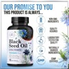 Premium Blackseed Oil 1000mg - Pure Nigella Sativa Black Seed with Thymoquinone & Vegan for Skin & Immune Support - 60 Softgels By Hello Lovely! - 4 of 4