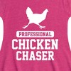 Girls' - Instant Message - Professional Chicken Chaser Fit & Flair Cap Sleeve Graphic Dress - 2 of 4
