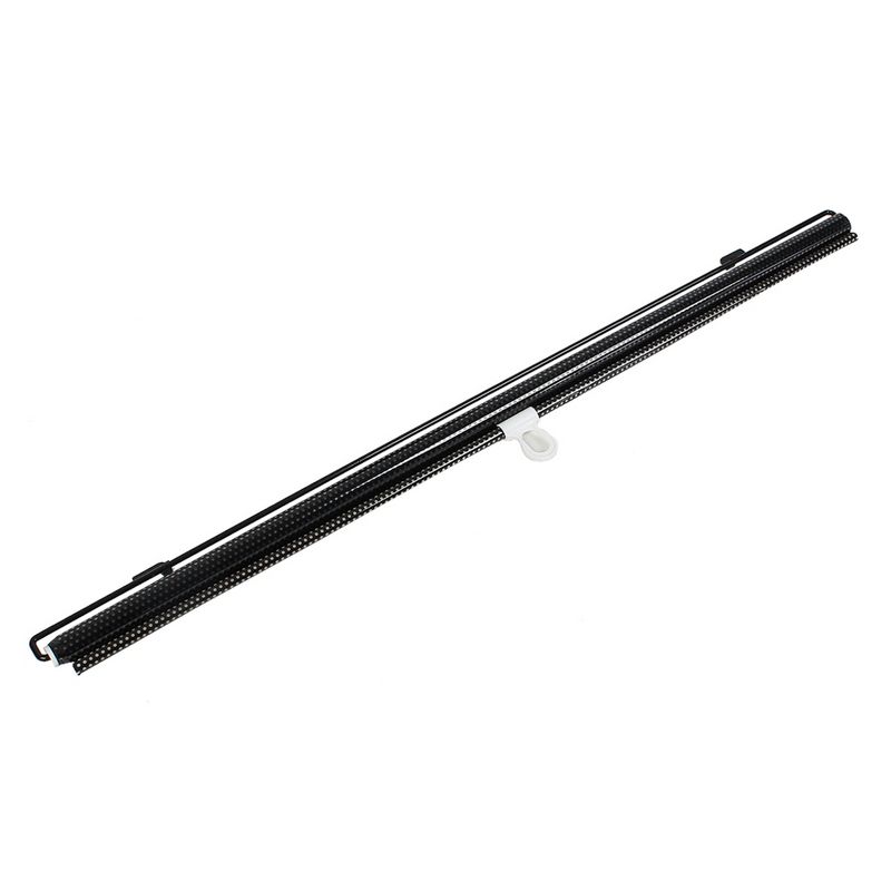 Unique Bargains Retractable Windshield Roller Blind PVC Automotive Sunshades Black 1 Pc, 3 of 7