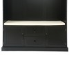 APRILSOUL Hall Tree with 3 Hooks , Coat Hanger, Entryway Bench, Storage Bench, 3-in-1 Design - 4 of 4