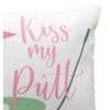 Manual Woodworks and Weavers Golf Pillow – Kiss My Putt 9x9 Climaweave Accent Cushion - 3 of 3