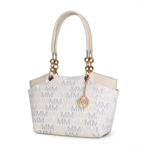 MKF Collection Cameron Tote Bag Stylish Vegan Leather Handbag with Spacious Design by Mia K - 1 of 4