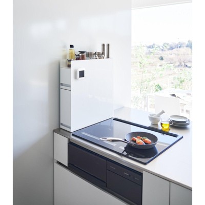 Black Steel Two-Tier Magnetic Countertop Spice Rack