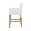 Christopher Knight Home Set of 2 26" Armga Upholstered Counter Height Barstools Beige/Weathered Natural - 4 of 4