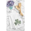 C&F Home St. Patrick's Day Irish Shamrocks Embroidered Waffle Weave Kitchen Dishtowel - 2 of 4