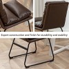 Sapphtopaz Modern Upholstered Dining Chairs Set of 2, Kitchen Chairs with Metal Legs for Kitchen Dining Room - 4 of 4