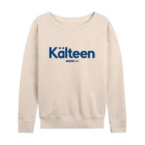 Women's - Mean Girls - Have A Fetch Christmas Lightweight French Terry Wide Neck Long Sleeve Shirt - 1 of 4