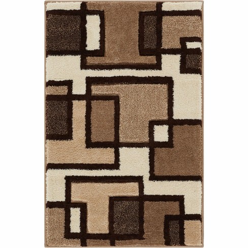 Uptown Squares Modern Geometric Comfy Casual Hand Carved Abstract Boxes ...