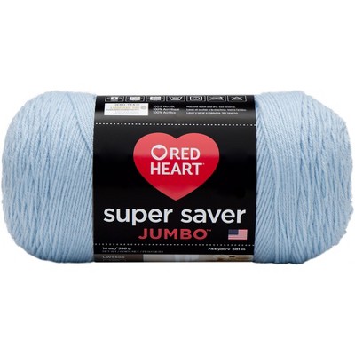 Red Heart Super Saver Jumbo Black Yarn - 2 Pack of 396g/14oz - Acrylic - 4 Medium (Worsted) - 744 Yards - Knitting/Crochet