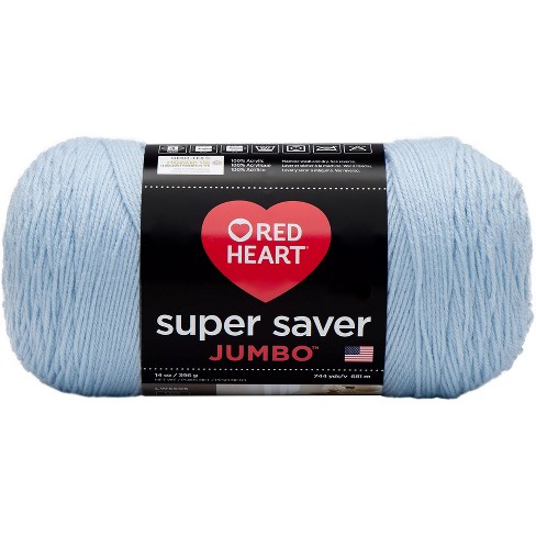 Red Heart Super Saver Jumbo Yarn Black Knitting Crochet Crafts