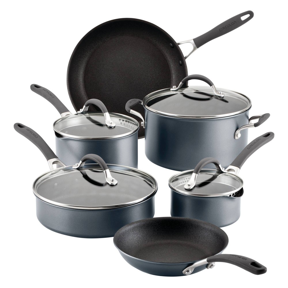 Photos - Pan Circulon A1 Series with ScratchDefense Technology 10pc Nonstick Induction 