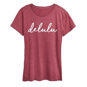 Women's - Instant Message - Delulu Short Sleeve Graphic T-Shirt - 1 of 4