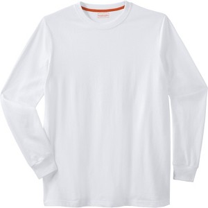 Boulder Creek by KingSize Men's Big & Tall Heavyweight Long-Sleeve No Pocket Crewneck Tee - 1 of 4