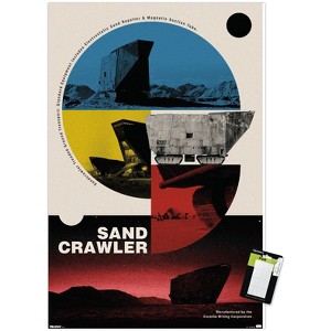 Trends International Star Wars: Moving At Lightspeed - Sandcrawler Unframed Wall Poster Prints - 1 of 4