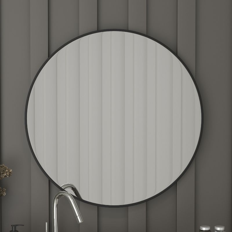 Merrick Lane Monaco Accent Mirror for Bathroom, Vanity, Entryway, Dining Room, & Living Room, 5 of 15