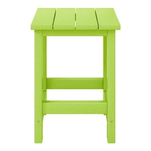 WestinTrends Malibu Kids Outdoor Patio Furniture HDPE Adirondack Square Side Table - 1 of 4